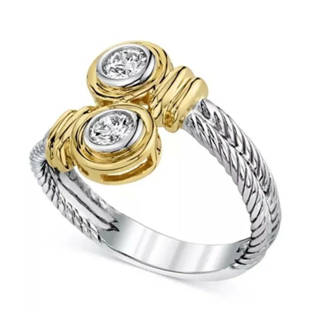 925/18K WHITEGOLD BELLA BRIDAL ENGAGEMENT RING - Picture 4 of 5